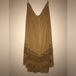 VINTAGE TRADITION PLUS BOHO MAXI SKIRT